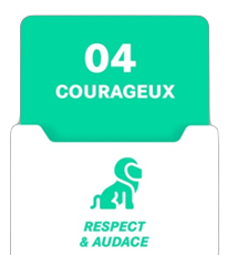 courageux